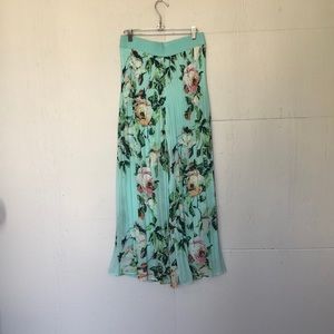 Flowy floral pants